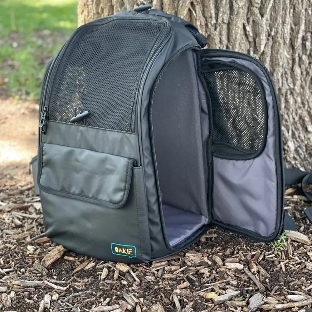Airline Pet Carrier Backpack Small Dog Cat Hiking Travel Bag 20lb NEW